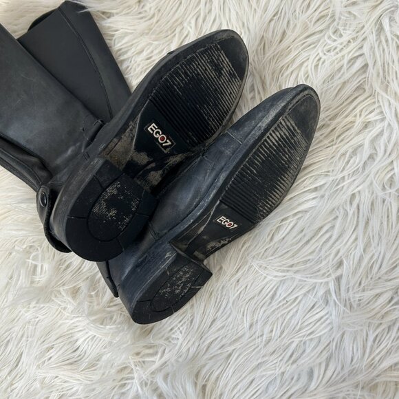 EGO7 English Riding Boots Leather Black 35 M +1 (Some Wear) - Picture 7 of 8